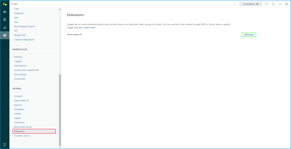 Zendesk Extensions